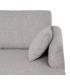SOFÁ CHAISE LONGUE GRIS TEJIDO-MADERA 240 X 155 X 86 CM