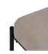 BANQUETA BEIGE TEJIDO-METAL 51 X 37 X 45 CM