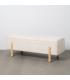 BANCO BAÚL CREMA DM-TEJIDO 122 X 42 X 45 CM