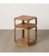 MESA AUXILIAR MARRÓN MADERA DE MANGO 40 X 40 X 60 CM