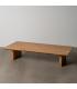 MESA CENTRO NATURAL MADERA DE ACACIA 150 X 70 X 30 CM