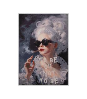 CUADRO "TO BE OR NOT TO BE" TEJIDO 130 X 190 CM