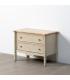 MUEBLE AUXILIAR NATURAL-CREMA MADERA 80 X 45 X 60 CM
