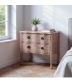 MESITA MARRÓN CLARO MADERA DE ABETO 80 X 38 X 65,50 CM