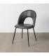 SILLA GRIS SIMIL PIEL CONTRACT 49 X 60 X 81 CM