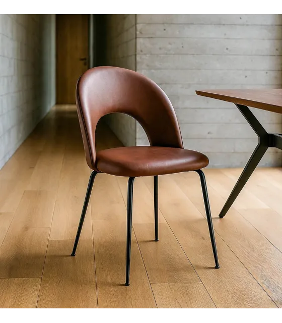 SILLA VINO SIMIL PIEL CONTRACT 49 X 60 X 81 CM