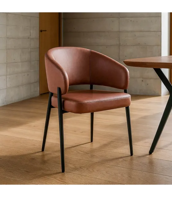 SILLA VINO SIMIL PIEL CONTRACT 60 X 59 X 83 CM