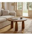 MESA CENTRO MADERA DE MANGO SALÓN 75 X 75 X 37 CM