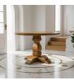 MESA COMEDOR MADERA DE MANGO SALÓN 120 X 120 X 76 CM