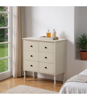 CÓMODA GRIS CLARO DM 75 X 33 X 75 CM