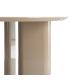 MESA COMEDOR ALTO BRILLO TAUPE DM 120 X 120 X 75 CM
