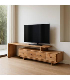 MUEBLE TV NATURAL MADERA DE MANGO SALÓN 175 X 40 X 50 CM