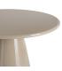 MESA COMEDOR ALTO BRILLO TAUPE DM 120 X 120 X 75 CM