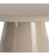 MESA COMEDOR ALTO BRILLO TAUPE DM 120 X 120 X 75 CM