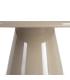 MESA COMEDOR ALTO BRILLO TAUPE DM 120 X 120 X 75 CM