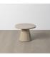 MESA CENTRO ALTO BRILLO TAUPE DM 60 X 60 X 40 CM