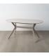 MESA COMEDOR GRIS DM 160 X 90 X 76 CM