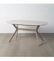 MESA COMEDOR GRIS DM 160 X 90 X 76 CM