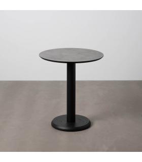 MESA GRAFITO/ANTRACITA METAL-MADERA 65 X 65 X 75 CM