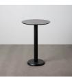 MESA ALTA GRAFITO/ANTRACITA METAL-MADERA 65 X 65 X 100 CM