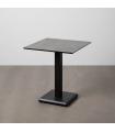 MESA GRAFITO/ANTRACITA METAL-MADERA 68 X 68 X 75 CM