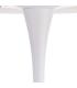 MESA COMEDOR NATURAL-BLANCO DM-METAL 100 X 100 X 75 CM