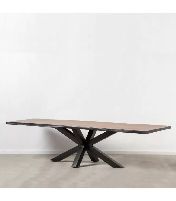 Brown-black dining table 300 x 94 x 78 cm