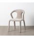 SILLA JASPEADO GRIS TEJIDO SALÓN 52,50 X 59 X 79 CM