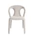 SILLA JASPEADO GRIS TEJIDO SALÓN 52,50 X 59 X 79 CM