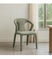 Green fabric marl living room chair 52.5 x 59 x 79 cm