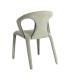SILLA JASPEADO VERDE TEJIDO SALÓN 52,50 X 59 X 79 CM