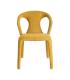 SILLA JASPEADO MOSTAZA TEJIDO SALÓN 52,50 X 59 X 79 CM