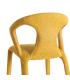 SILLA JASPEADO MOSTAZA TEJIDO SALÓN 52,50 X 59 X 79 CM