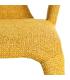 SILLA JASPEADO MOSTAZA TEJIDO SALÓN 52,50 X 59 X 79 CM