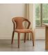 SILLA JASPEADO MARRÓN TEJIDO SALÓN 52,50 X 59 X 79 CM