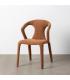 SILLA JASPEADO MARRÓN TEJIDO SALÓN 52,50 X 59 X 79 CM