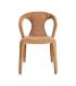 SILLA JASPEADO MARRÓN TEJIDO SALÓN 52,50 X 59 X 79 CM