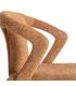 SILLA JASPEADO MARRÓN TEJIDO SALÓN 52,50 X 59 X 79 CM