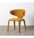 SILLA JASPEADO MOSTAZA TEJIDO SALÓN 58 X 60 X 81 CM
