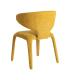 SILLA JASPEADO MOSTAZA TEJIDO SALÓN 58 X 60 X 81 CM