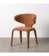 SILLA JASPEADO MARRÓN TEJIDO SALÓN 58 X 60 X 81 CM