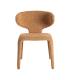 SILLA JASPEADO MARRÓN TEJIDO SALÓN 58 X 60 X 81 CM