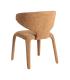 SILLA JASPEADO MARRÓN TEJIDO SALÓN 58 X 60 X 81 CM