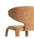 SILLA JASPEADO MARRÓN TEJIDO SALÓN 58 X 60 X 81 CM