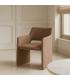 SILLA ESPIGA MARRÓN TEJIDO SALÓN 58 X 62,50 X 78 CM