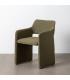 SILLA ESPIGA VERDE TEJIDO SALÓN 58 X 62,50 X 78 CM