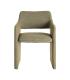 SILLA ESPIGA VERDE TEJIDO SALÓN 58 X 62,50 X 78 CM