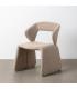SILLA BEIGE TEJIDO SALÓN 59 X 63 X 81 CM