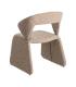 SILLA BEIGE TEJIDO SALÓN 59 X 63 X 81 CM