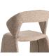 SILLA BEIGE TEJIDO SALÓN 59 X 63 X 81 CM